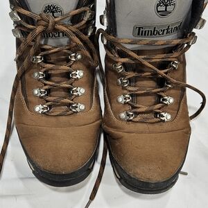 Timberland Euro Men's Tan Lace-Up Hiking Boots